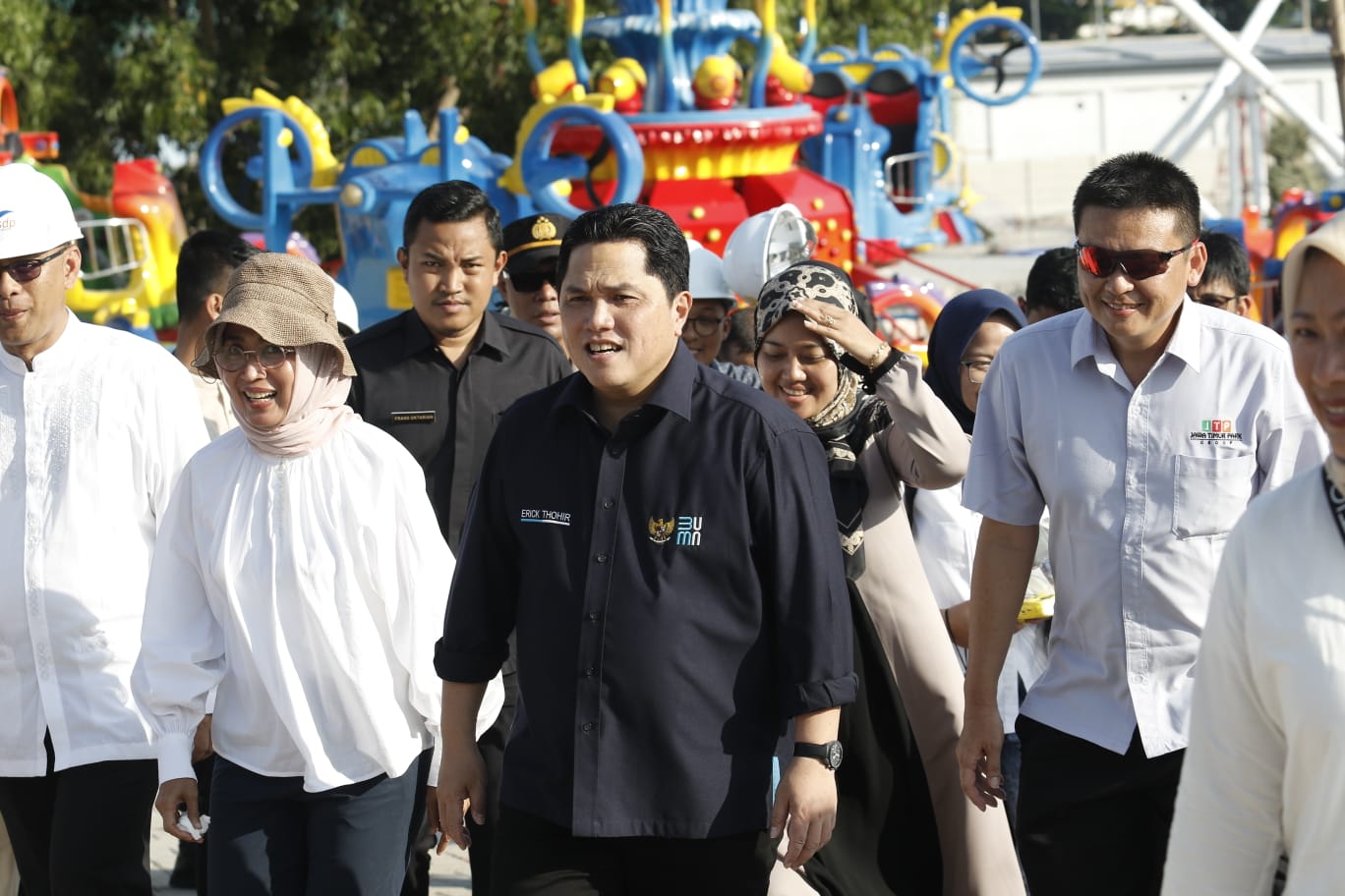 Tinjau Kesiapan Layanan Arus Mudik dari Sumatera, Erick Thohir : Transformasi ASDP E-ticketing Ferizy, Masyarakat Semakin Terbiasa sehingga Mudik Kian Lancar