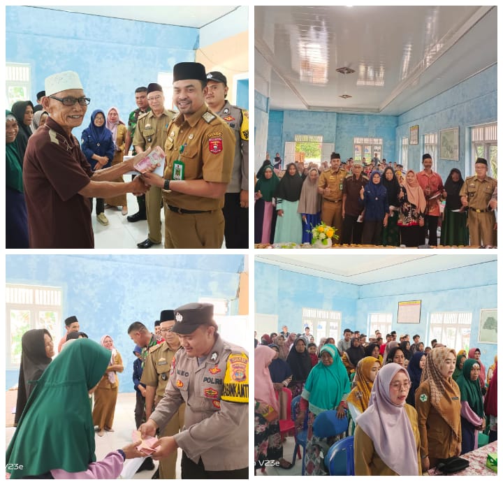 Pekon Gunung Terang Bagikan BLT-DD Tahap Pertama Kepada 70 KPM