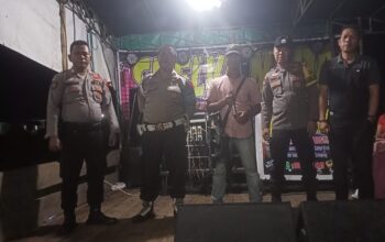 Polsek Pesisir Utara Bubarkan Hiburan Orgen Tunggal Pesta Pernikahan Tak Berizin Malam Hari