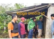Polsek Sumber Jaya Polres Lampung Barat Datangi TKP Pembunuhan Suami Istri di Pekon Sindang Pagar