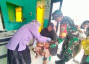 Tekan Angka Stunting, Babinsa Kodim 0421/LS laksanakan Pendampingan Posyandu