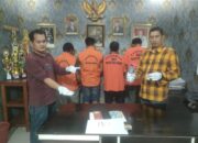 Pengedar Narkoba ditangkap Polsek Penengahan saat pesta shabu di Bakauheni.