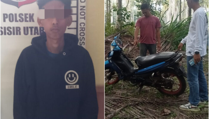 Polisi Tangkap Pencuri Motor di Pantai Walur Pesisir Barat