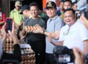 Jelang Nataru, Pj Gubernur Sumsel bersama Pangdam II/ Sriwijaya dan Pj WaliKota Lubuklinggau Sidak Pasar