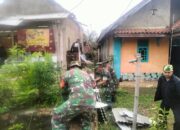 35 rumah tersapu puting beliung, TNI turun bantu pembersihan di Merbau Mataram -Lamsel.