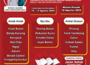 Menyambut HUT RI ke-79, Pemdes Desa Tanjung Agung Memeriahkan dengan Berbagai Perlombaan
