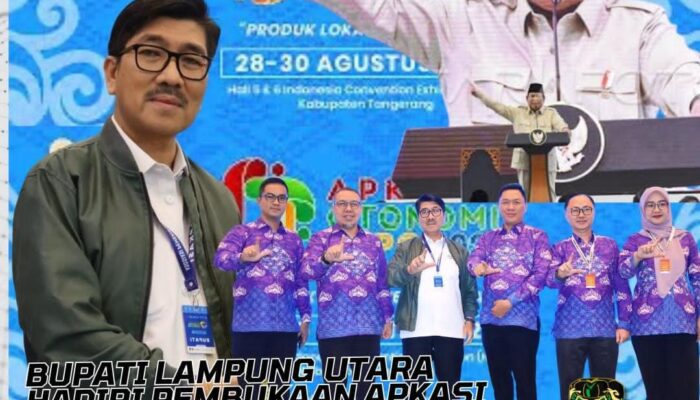 Bupati Lampung Utara Hadiri Pembukaan Apkasi Otonomi Expo 2025
