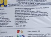 Proyek Sabo Dam Mulai disorot Pembangunan bangunan pengendali lahar/ sedimen kawasan gunung merapi di Surati Forum Peduli Canduang Koto Laweh (FPCKL)