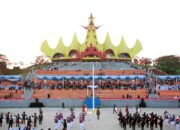 Dari Merah Putih ke Layar Digital, Kreativitas Kemerdekaan Bergema di Menara Siger