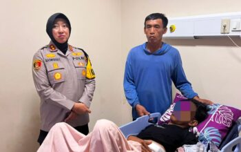 Bentuk Kepedulian, Kapolres Lampung Utara Jenguk Pelajar Korban Curas di RS Handayani