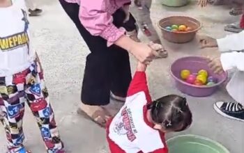 Warga RW 13 Perumahan Muka Kuning Paradise Batu Aji Batam Turut Semarakkan HUT Dirgahayu RI ke 81, Gelar Senam dan Perlombaan anak anak