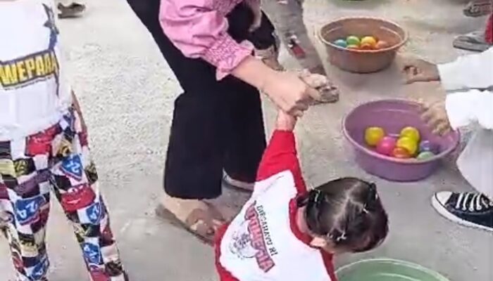 Warga RW 13 Perumahan Muka Kuning Paradise Batu Aji Batam Turut Semarakkan HUT Dirgahayu RI ke 81, Gelar Senam dan Perlombaan anak anak