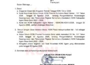 Manuver dan Intervensi terpentalkan, Ketua Terpilih Hasil Musorkab KONI Kabupaten Agam 2026-2030 Drs. H. Edi Busti M.Si. diakui KONI Pusat