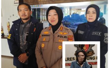 Polres Lampung Utara Ringkus Pelaku Curas Terhadap Pelajar, Senpi Rakitan dan 3 Peluru Disita