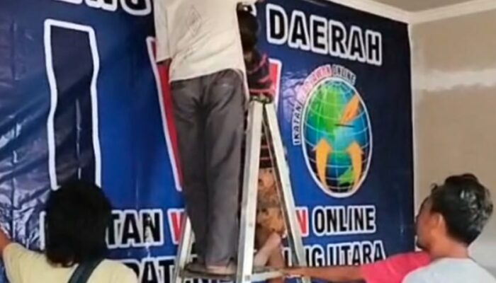 IWO Lampung Utara Benahi Kantor, Perkuat Profesionalisme Wartawan
