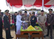HUT ke-81 TNI, Polres Lampung Utara Berikan Kejutan Tumpeng ke Jajaran TNI