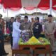 HUT ke-81 TNI, Polres Lampung Utara Berikan Kejutan Tumpeng ke Jajaran TNI