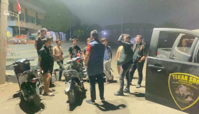 Cegah Kejahatan C3, Tim URC Presisi Satreskrim Polres Lampung Utara Sisir Titik Rawan pada Malam Hari