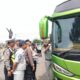 Operasi Patuh Krakatau 2026, Polres Lampung Utara Bagikan 100 Brosur Imbauan Keselamatan Berlalu Lintas Kepada Pengguna Jalan
